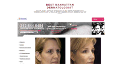 Desktop Screenshot of bestmanhattandermatologist.org